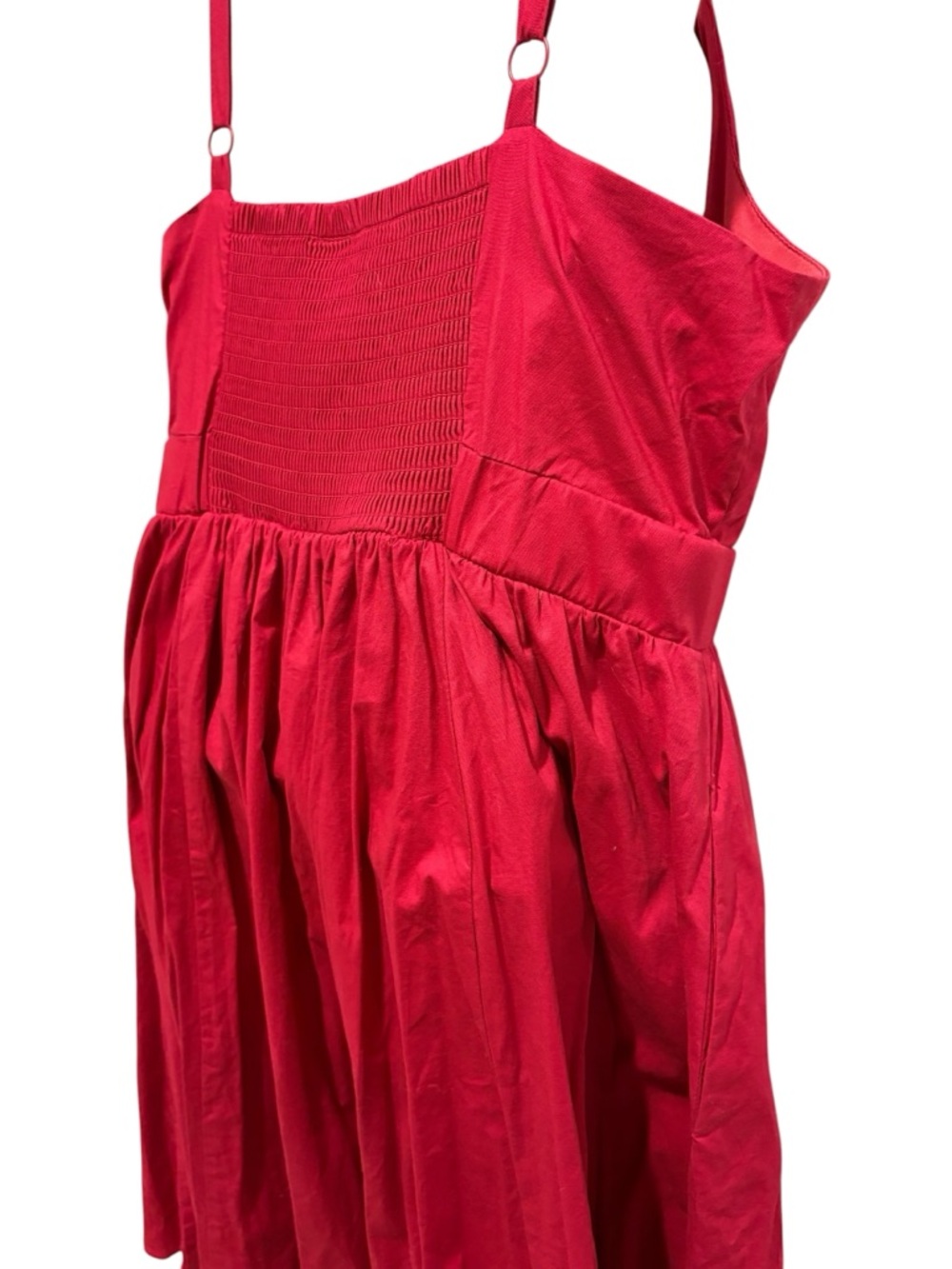 TORRID Mini Poplin Tie-Front Skater Dress Berry Size 0/L - Picture 10 of 13